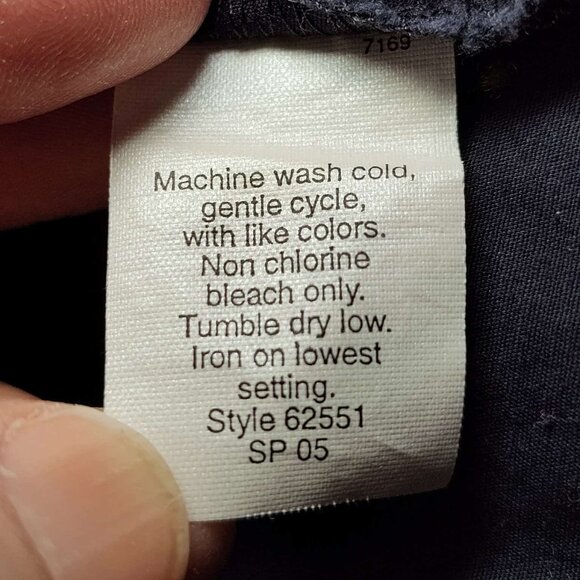 J Crew Basic Navy Blue 3/4 Sleeve Button Up Shirt Size M - Picture 8 of 12